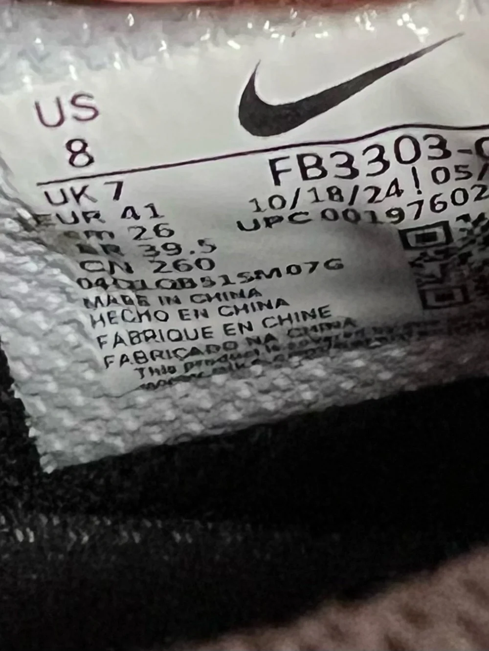 Nike Vapor Edge Speed 3 Black Gray 360 Football Cleats FB3303-002 Mens Size